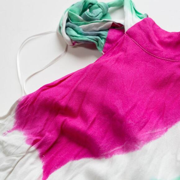 Busayo Collective Tie Dye Halter Dress - Size 6 - Picture 5 of 9